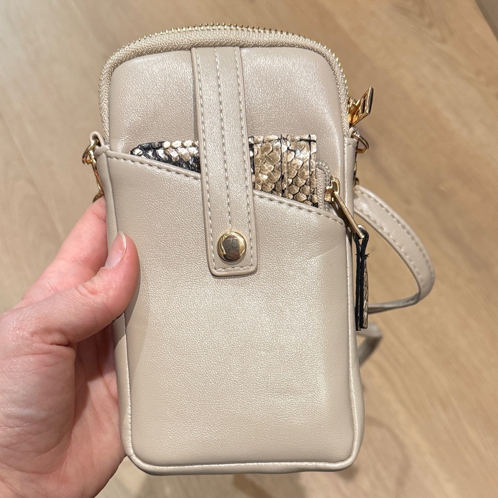 Elegant Cream Crossbody Bag